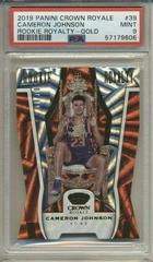 Cameron Johnson [Gold] #39 Basketball Cards 2019 Panini Crown Royale Rookie Royalty Prices