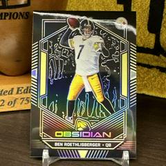 Ben Roethlisberger [Electric Etch Yellow] #28 Football Cards 2019 Panini Obsidian Prices