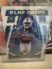 James Cook [White] Football Cards 2022 Panini Mosaic Blue Chips Prices