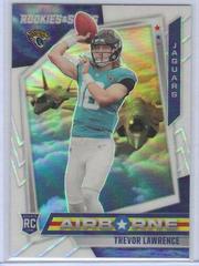 Trevor Lawrence [White] #AB16 Football Cards 2021 Panini Rookies and Stars Airborne Prices
