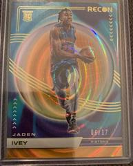 Jaden Ivey [Orange] #203 Basketball Cards 2022 Panini Recon Prices