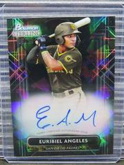 Euribiel Angeles [Black Atomic] #PA-EA Baseball Cards 2022 Bowman Sterling Prospect Autographs Prices