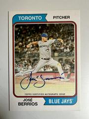 Jose Berrios #ROA-JB Baseball Cards 2023 Topps Heritage Real One Autographs Prices