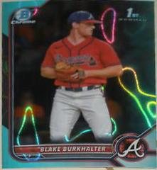 Blake Burkhalter [Aqua Lava] #BDC-10 Baseball Cards 2022 Bowman Draft Chrome Prices