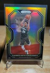 Giannis Antetokounmpo [Black Gold Prizm] #111 Basketball Cards 2020 Panini Prizm Prices