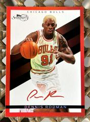 Dennis Rodman Basketball Cards 2008 Topps Signature Autographs Prices