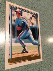 Mike Fitgerald Baseball Cards 1992 Topps Gold Prices