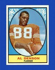 Al Denson #43 Football Cards 1967 Topps Prices