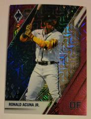 Ronald Acuna Jr. [Purple Mojo] #22 Baseball Cards 2022 Panini Chronicles Phoenix Prices