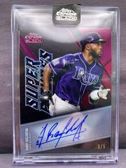 Randy Arozarena [Red Refractor] Baseball Cards 2021 Topps Chrome Black Super Futures Autographs Prices