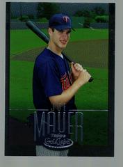 Joe Mauer [Class 2 Platinum] #164 Baseball Cards 2002 Topps Gold Label Prices