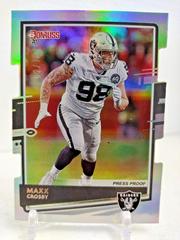 Maxx Crosby [Silver Die Cut Press Proof] #201 Football Cards 2020 Panini Donruss Prices