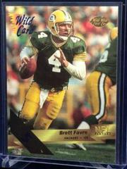 Brett Favre [5 Stripe] #136 Football Cards 1993 Wild Card Prices