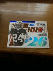 Nick Chubb #T26 Football Cards 2022 Panini Score Top 100 Prices