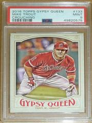 Mike Trout [Crouching] #133 Baseball Cards 2016 Topps Gypsy Queen Prices