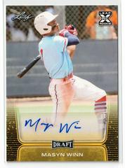 Masyn Winn [Hobby] #BA-MW1 Baseball Cards 2020 Leaf Draft Autographs Prices