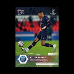 Kylian Mbappe #37 Soccer Cards 2020 Topps Now UEFA Champions League Prices