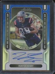 Hunter Henry [Blue] #SS-HH Football Cards 2022 Panini Absolute Signature Standouts Prices