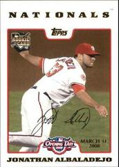 Jonathan Albaladejo #204 Baseball Cards 2008 Topps Opening Day Prices