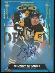 Sidney Crosby [Autograph Blue] #40 Hockey Cards 2021 Upper Deck Stature Prices