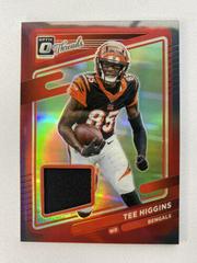 Tee Higgins [Red] Football Cards 2021 Panini Donruss Optic Threads Prices