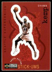 Shawn Kemp Basketball Cards 1997 Collector's Choice Super Action Stick Ums Prices