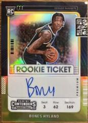 Bones Hyland [Gold] #CA-BHY Basketball Cards 2022 Panini Contenders Autographs Prices