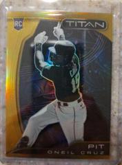 Oneil Cruz [Gold] #3 Baseball Cards 2022 Panini Chronicles Titan Prices