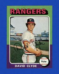 David Clyde Baseball Cards 1975 Topps Prices