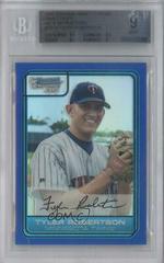 Tyler Robertson [Blue Refractor] #DP18 Baseball Cards 2006 Bowman Chrome Draft Picks Prices