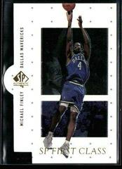 Michael Finley #FC7 Basketball Cards 1998 SP Authentic First Class Prices