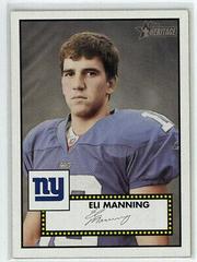 Eli Manning [Black Back] #56 Football Cards 2006 Topps Heritage Prices