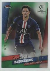 Marquinhos [Green Refractor] Soccer Cards 2019 Finest UEFA Champions League Prices