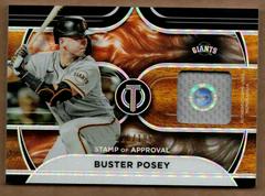 Buster Posey #SOA-BP Baseball Cards 2022 Topps Tribute Stamp of Approval Relics Prices