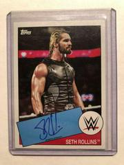 Seth Rollins Wrestling Cards 2015 Topps Heritage WWE Autographs Prices