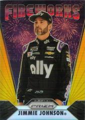 Jimmie Johnson [Gold] #F18 Racing Cards 2020 Panini Prizm Nascar Fireworks Prices