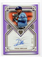 Vidal Brujan [Purple] #DRA-VB Baseball Cards 2022 Topps Definitive Rookie Autographs Prices