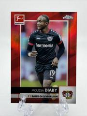 Moussa Diaby [Red Refractor] Soccer Cards 2020 Topps Chrome Bundesliga Prices