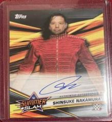 Shinsuke Nakamura [Silver] Wrestling Cards 2019 Topps WWE SummerSlam Autographs Prices