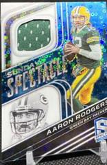Aaron Rodgers [Neon Blue] #SS-ARO Football Cards 2022 Panini Spectra Sunday Spectacle Prices