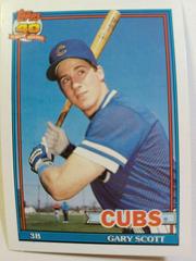 Gary Scott #107T Baseball Cards 1991 Topps Traded Prices