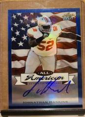 Johnathan Hankins [Blue Autograph] Football Cards 2013 Leaf Metal Draft Prices