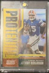 Anthony Richardson [Gold Zone] #4 Football Cards 2023 Panini Score Protential Prices