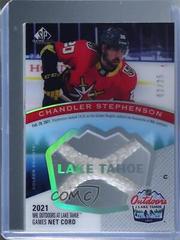 Chandler Stephenson Hockey Cards 2021 SP Game Used NHL Lake Tahoe Games Net Cord Relics Prices