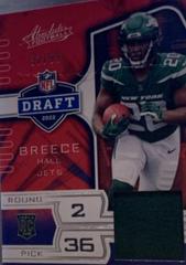 Breece Hall #14 Football Cards 2022 Panini Absolute War Room Materials Prices