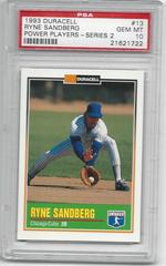 Ryne Sandberg [Series 2] Baseball Cards 1993 Duracell Power Players Prices