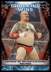 Lord Tensai [Orange] #SW-16 Wrestling Cards 2020 Topps WWE Chrome Shocking Wins Prices