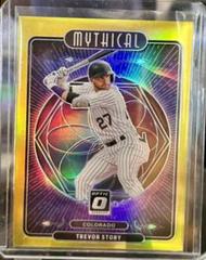 Trevor Story [Gold] #M17 Baseball Cards 2021 Panini Donruss Optic Mythical Prices