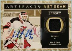 Martin Brodeur [Autograph] #NG-MB Hockey Cards 2022 Upper Deck Artifacts Net Gear Prices