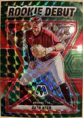 Seth Beer [Green] #RD-19 Baseball Cards 2022 Panini Mosaic Rookie Debut Prices